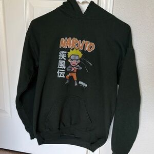 Naruto Forest Pixel Graphic Hoodie